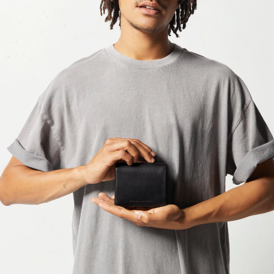 Status Anxiety Nathaniel Wallet Black Lifestyle | Merchants Homewares