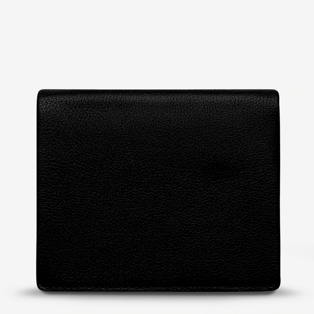 Status Anxiety Nathaniel Wallet Black Back | Merchants Homewares