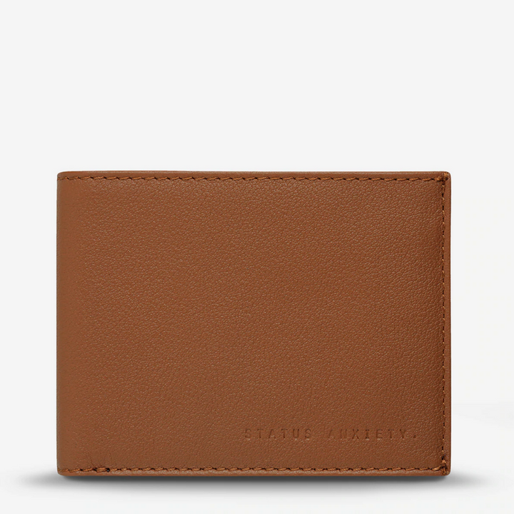 Status Anxiety Noah Wallet Camel Front | Merchants Homewares