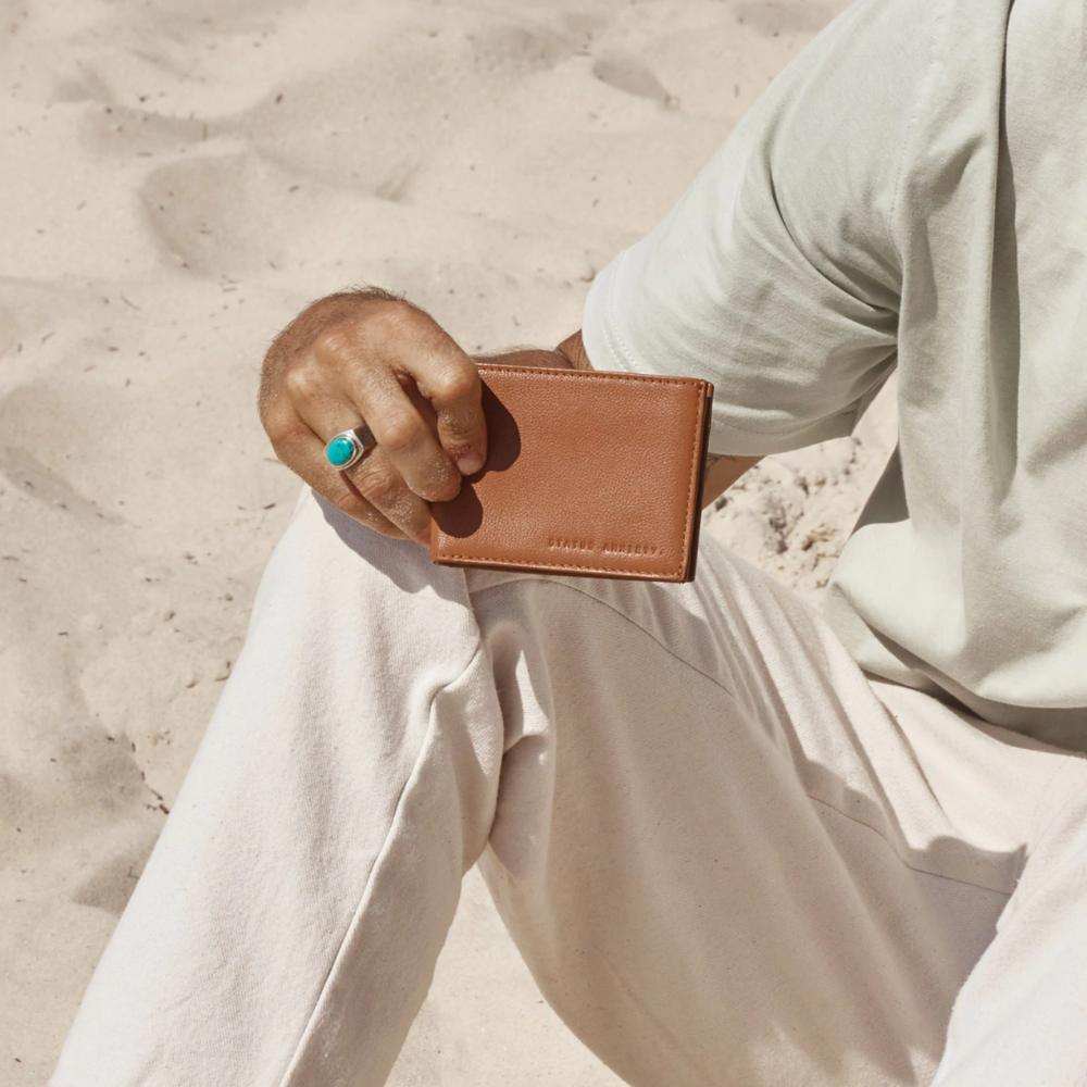 Status Anxiety Noah Wallet Camel Lifestyle | Merchants Homewares