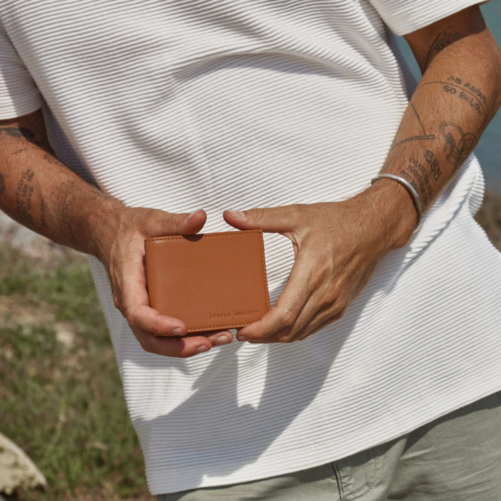 Status Anxiety Noah Wallet Camel Lifestyle | Merchants Homewares