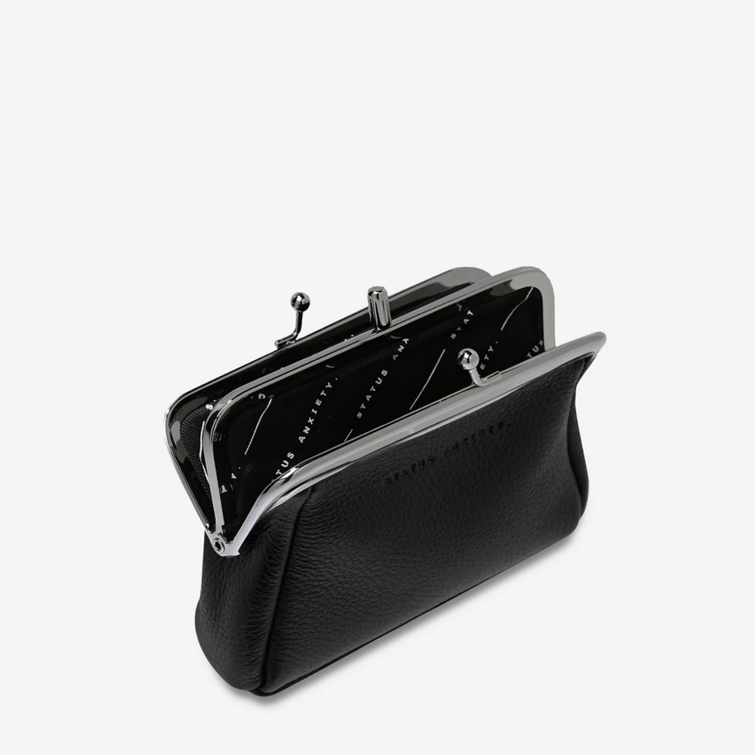 Status Anxiety Volatile Purse Black Open | Merchants Homewares