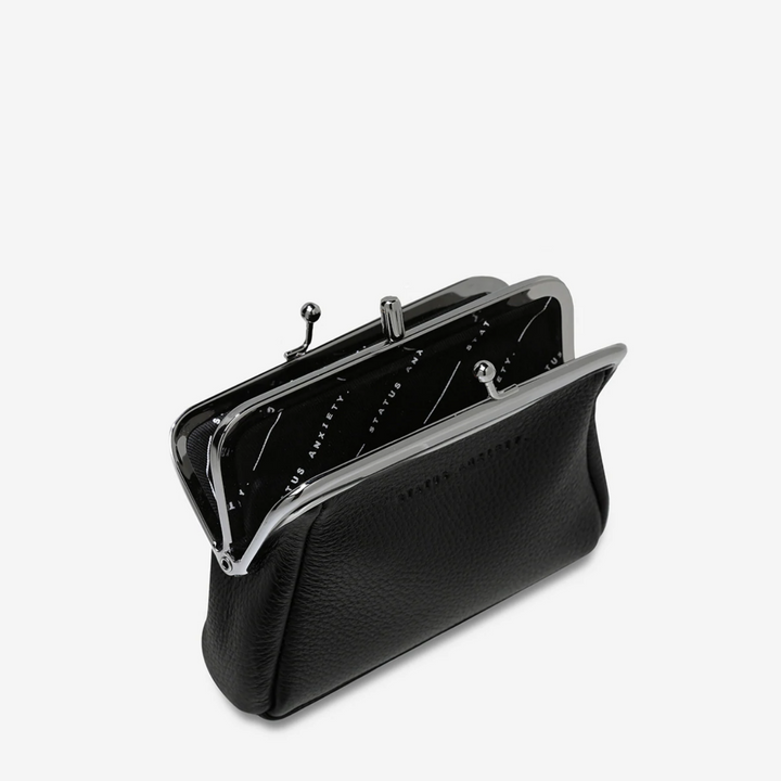 Status Anxiety Volatile Purse Black Open | Merchants Homewares
