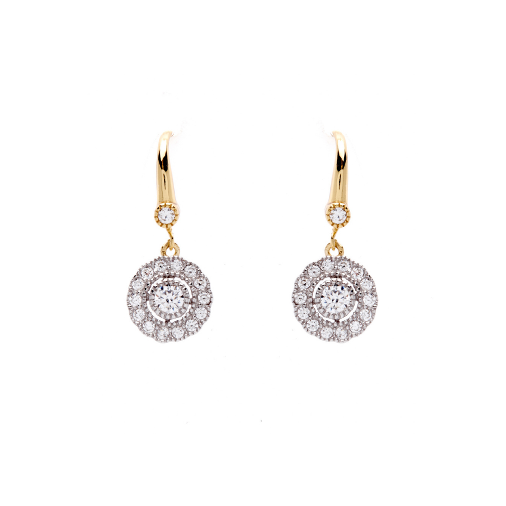 Sybella Flora Earrings Gold | Merchants Homewares