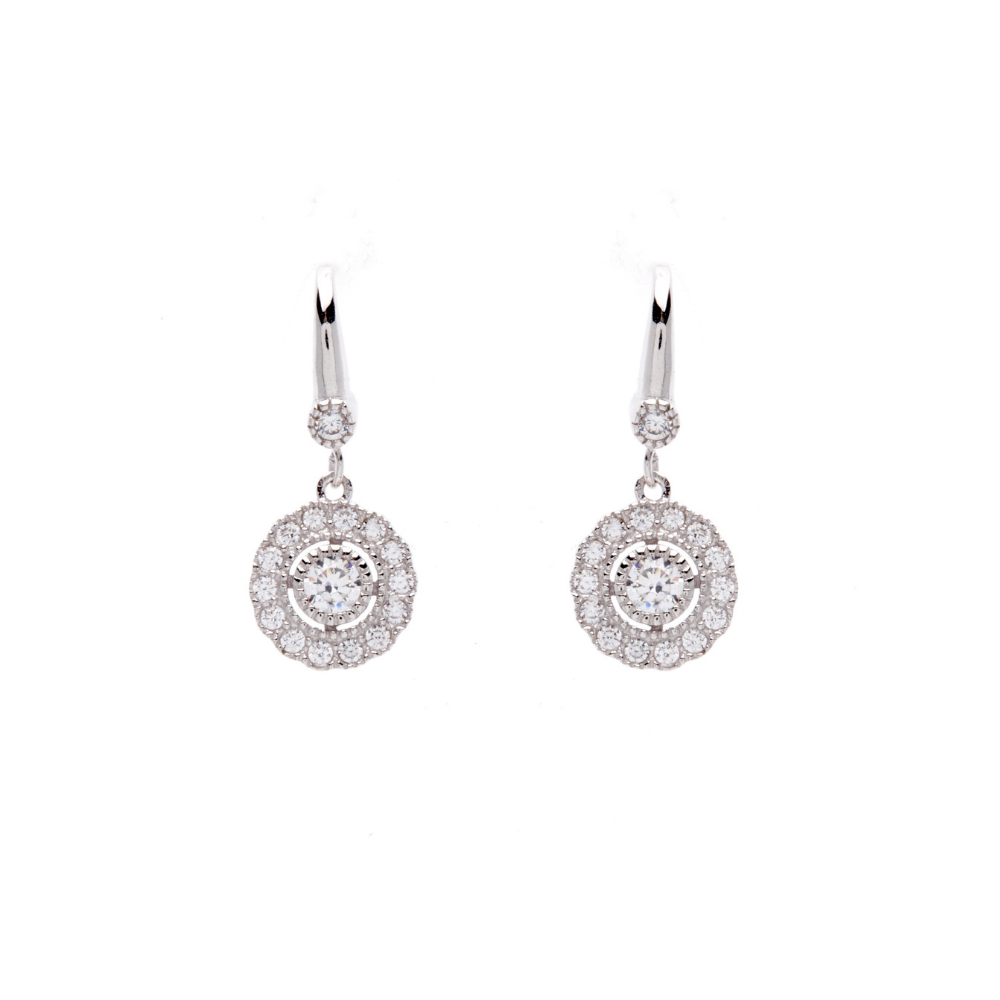 Sybella Flora Earrings Silver | Merchants Homewares
