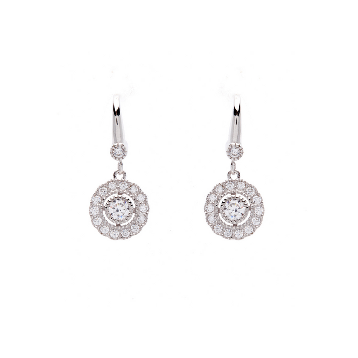 Sybella Flora Earrings Silver | Merchants Homewares