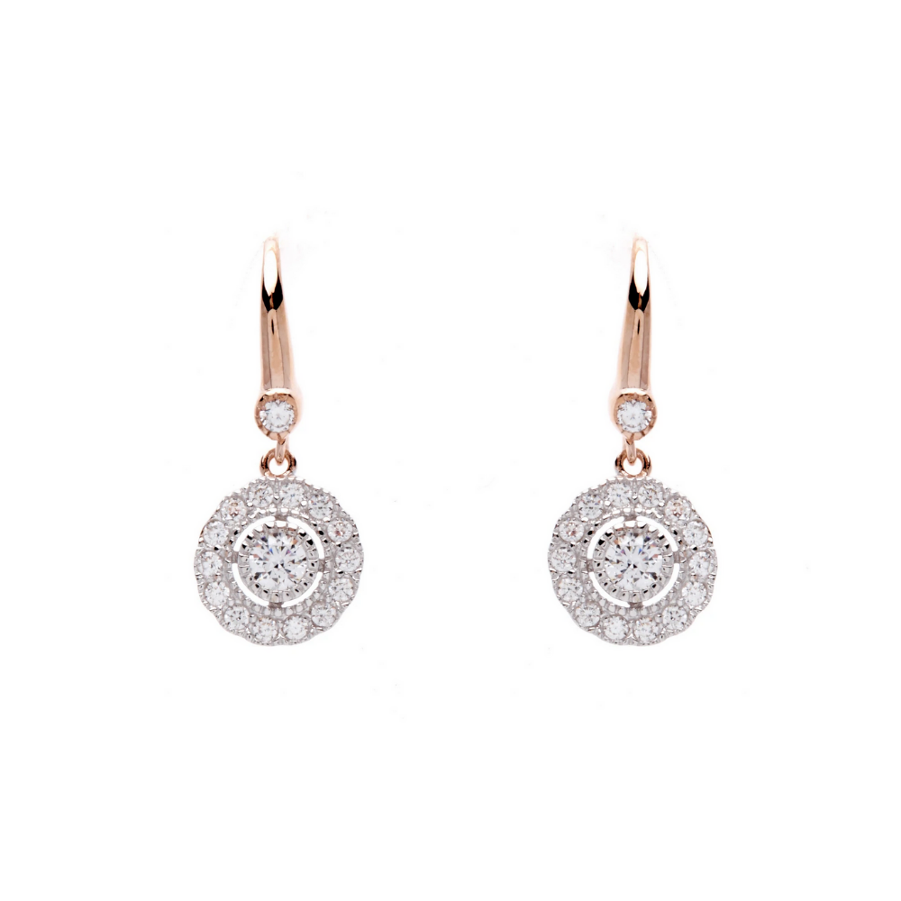 Sybella Flora Earrings Rose Gold | Merchants Homewares