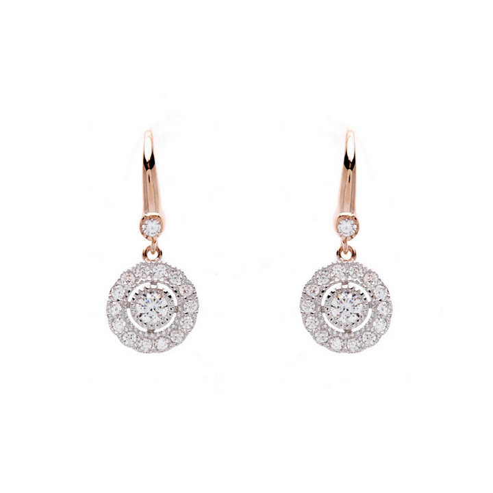Sybella Flora Earrings Rose Gold | Merchants Homewares