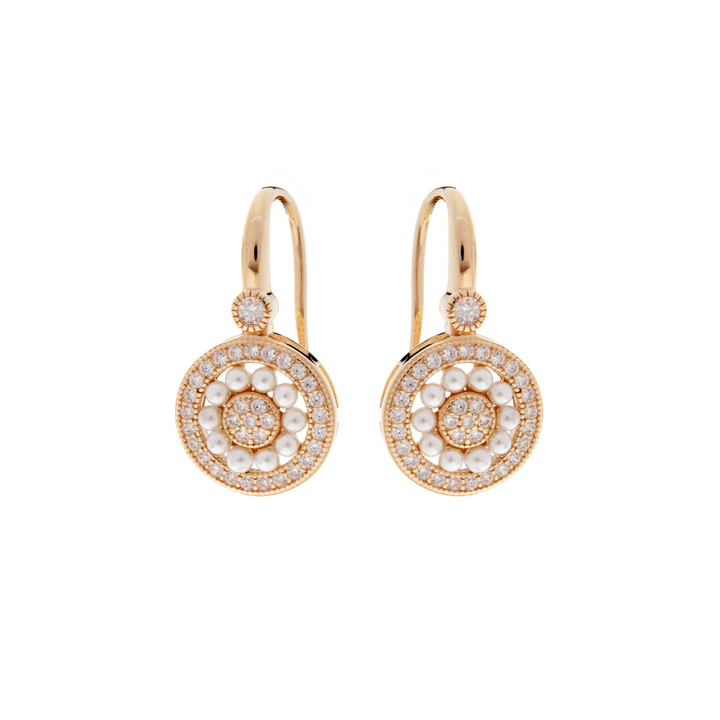 Sybella Jewellery Isla Freshwater Pearl Gold Earrings | Merchants Homewares