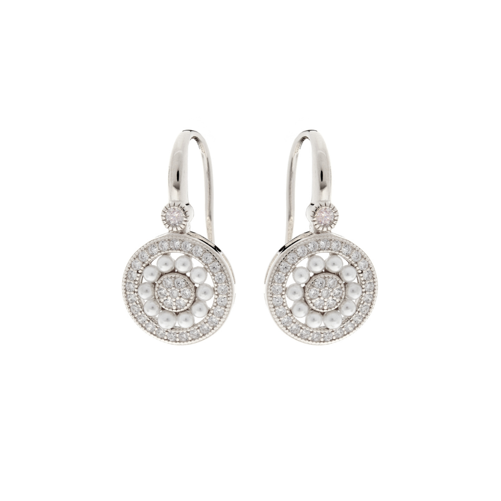 Sybella Jewellery Isla Freshwater Pearl Silver Earrings | Merchants Homewares