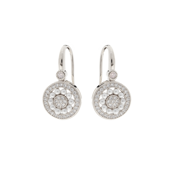 Sybella Jewellery Isla Freshwater Pearl Silver Earrings | Merchants Homewares