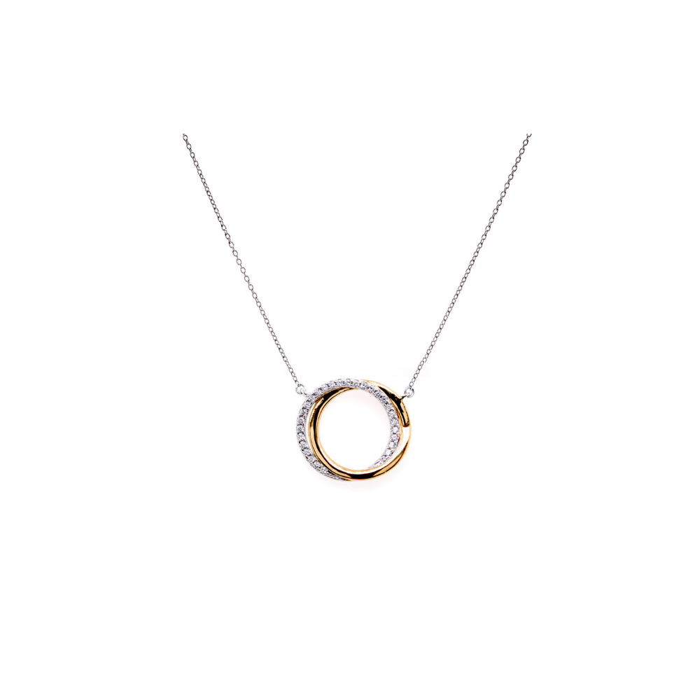 Sybella Jewellery Thea Two Tone Gold Pendant | Merchants Homewares