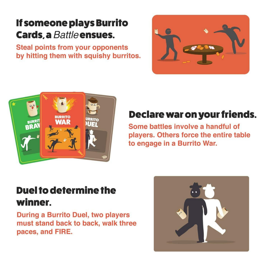 Throw Throw Burrito Dodgeball Card Game lifestyle | Merchants Homewares