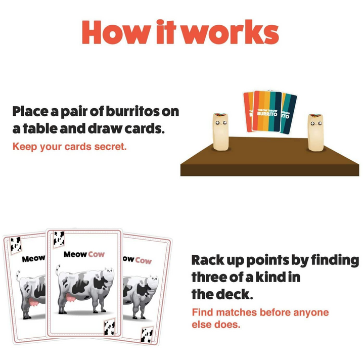 Throw Throw Burrito Dodgeball Card Game lifestyle | Merchants Homewares