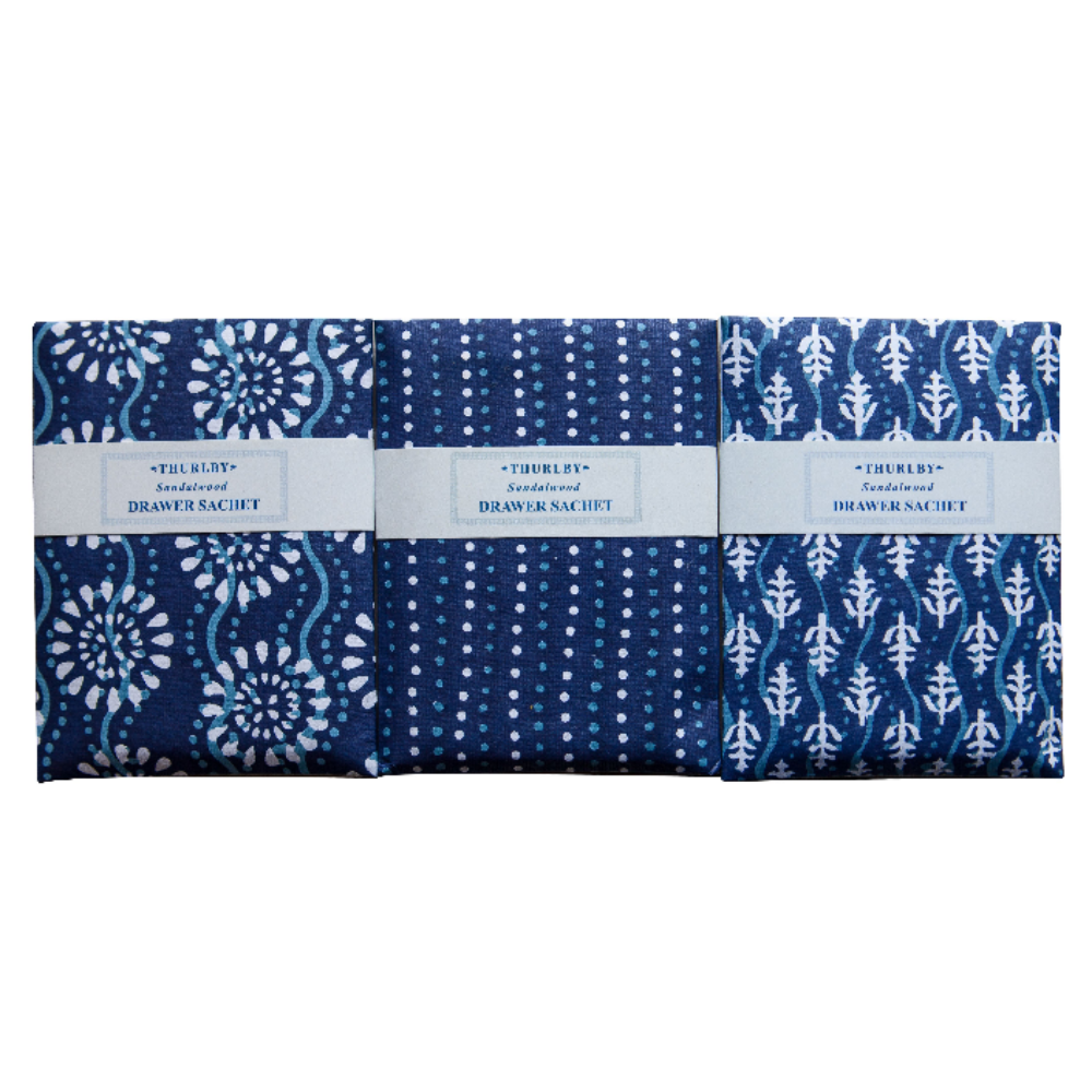 Thurlby Bloom Drawer Sachet Indigo | Merchant Homewares