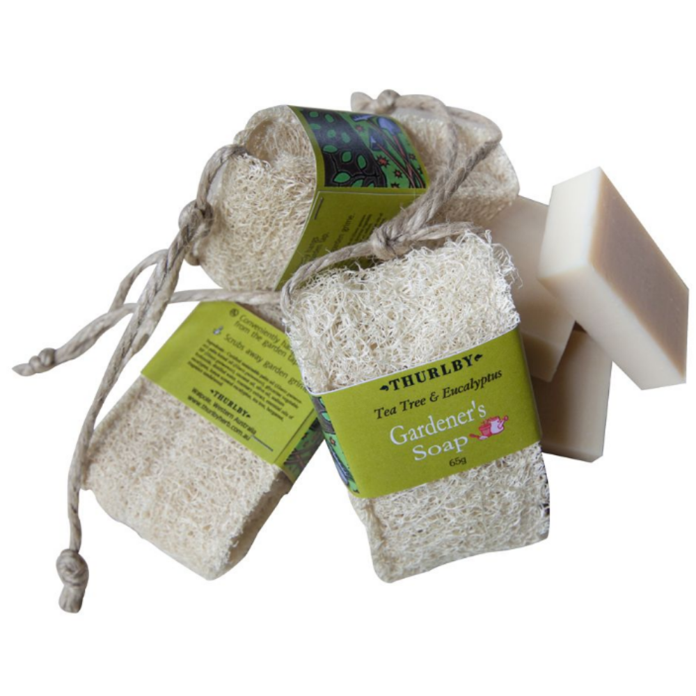 Thurlby Gardeners Loofah Tap Soap | Merchant Homewares