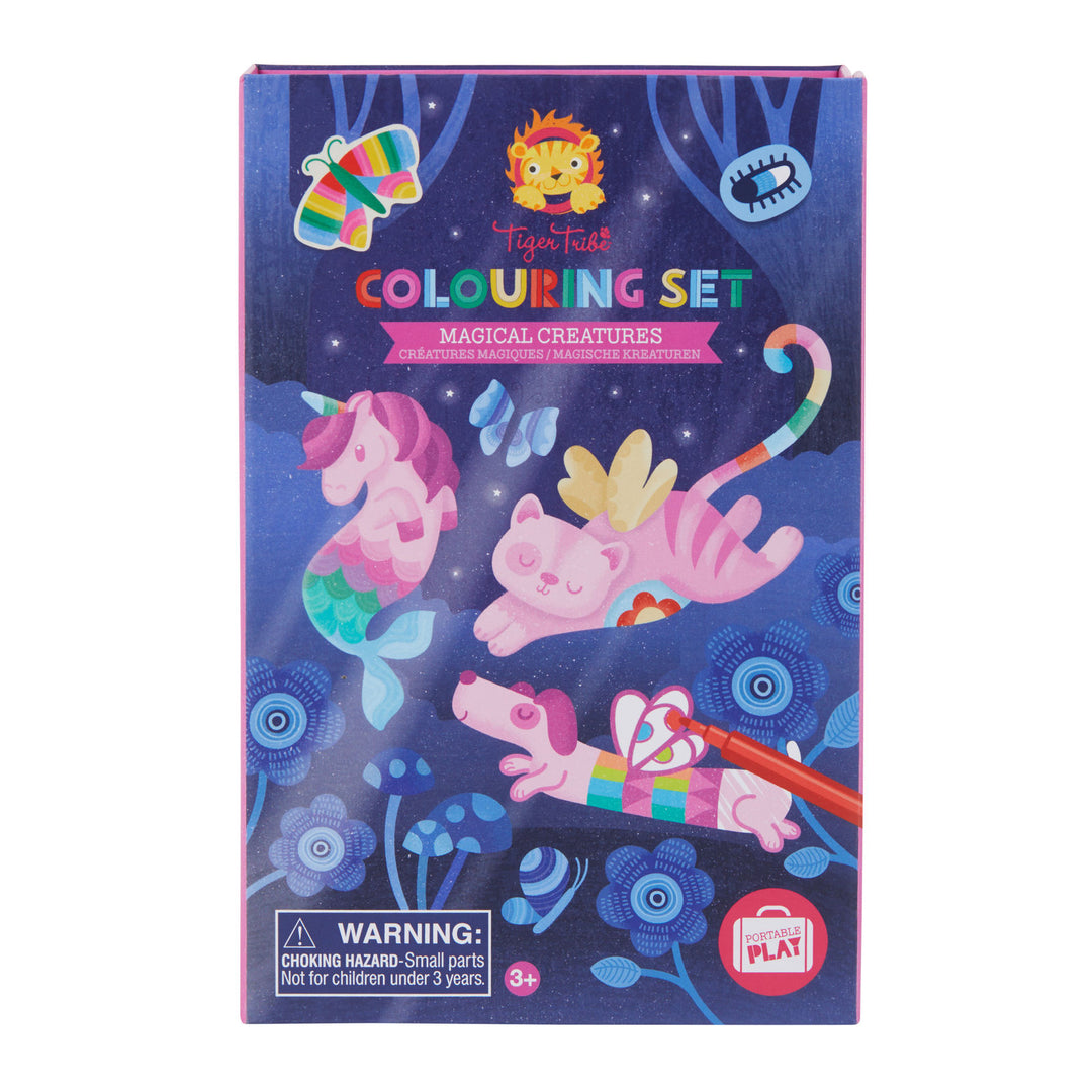 Tiger Tribe | Magical Creatures | Colouring Set | Merchant Homewares