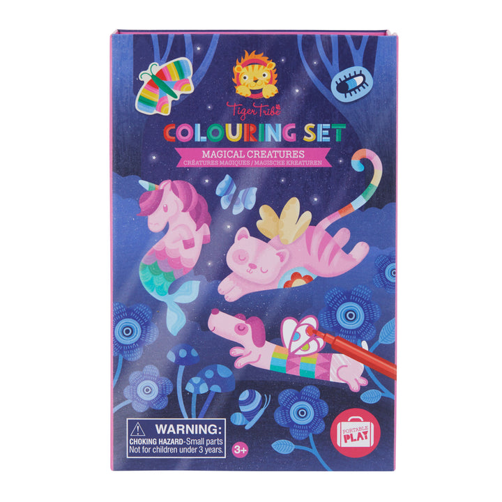 Tiger Tribe | Magical Creatures | Colouring Set | Merchant Homewares