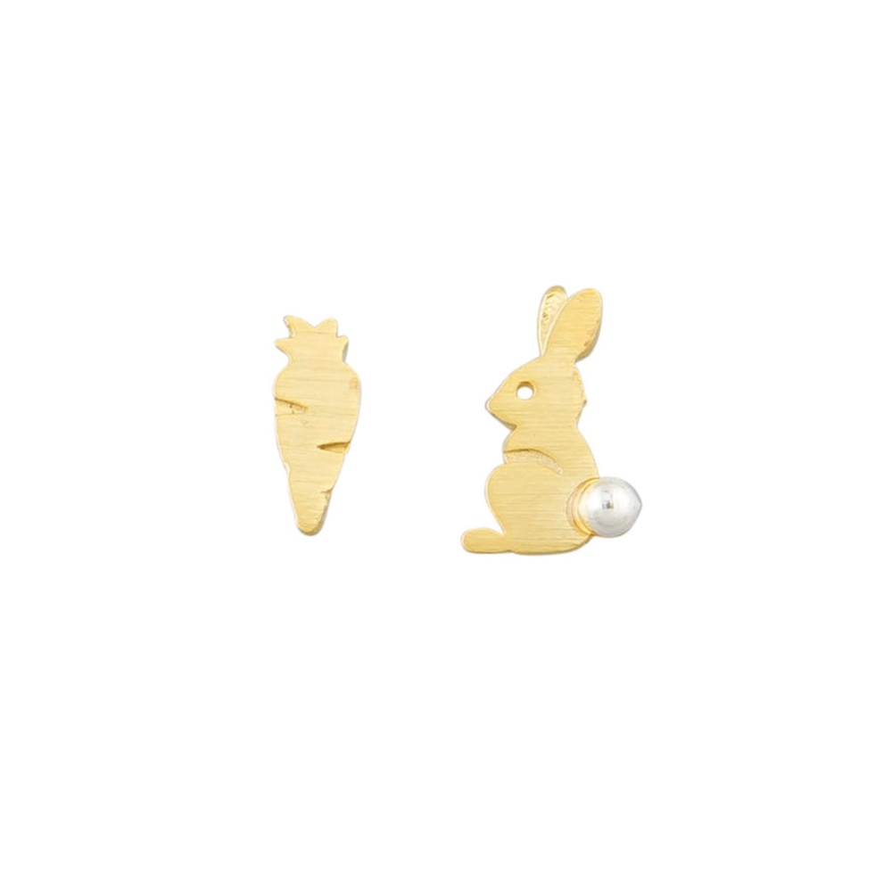Tiger Tree Gold Peta Bunny Earrings | Merchants Homewares