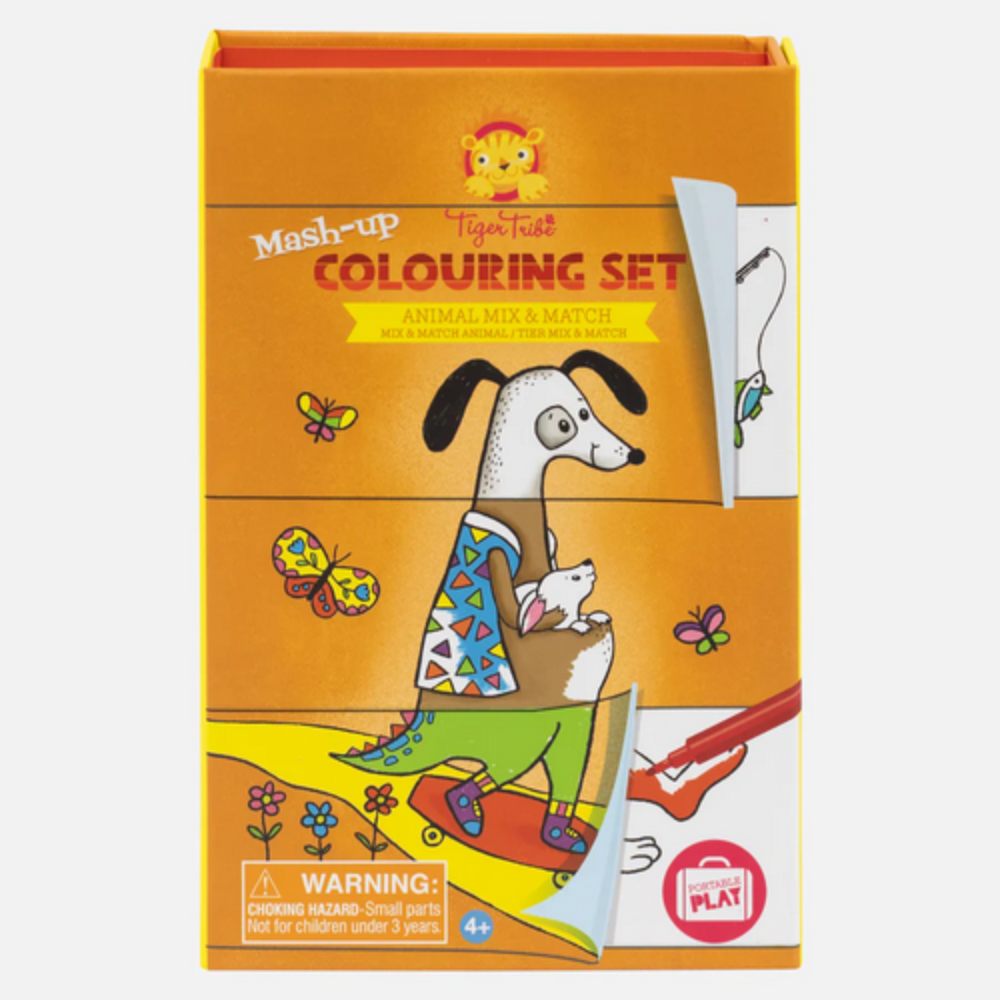 Tiger Tribe Animal Mix & Match Mash-Up Colouring Set | Merchants Homewares