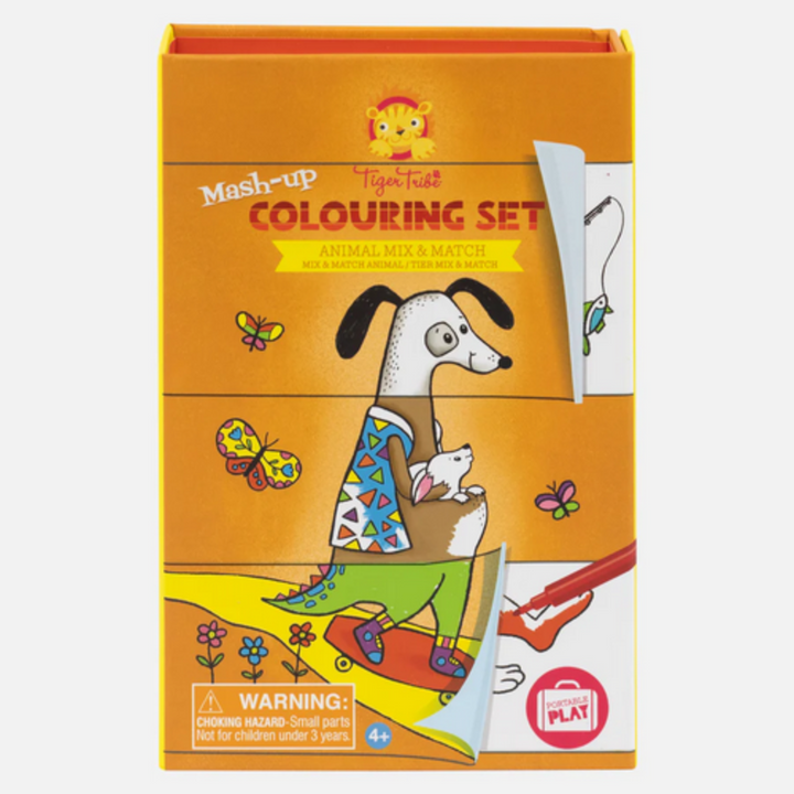 Tiger Tribe Animal Mix & Match Mash-Up Colouring Set | Merchants Homewares