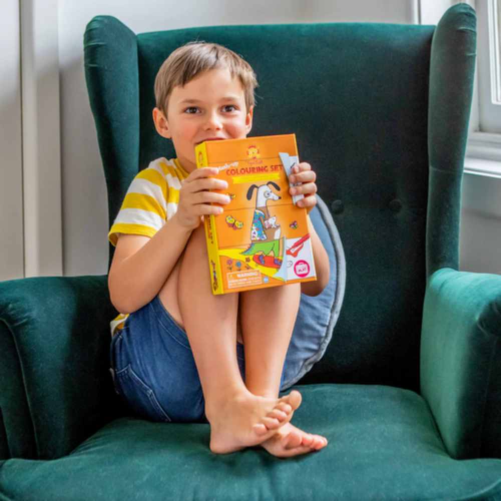 Tiger Tribe Animal Mix & Match Mash-Up Colouring Set Lifestyle | Merchants Homewares