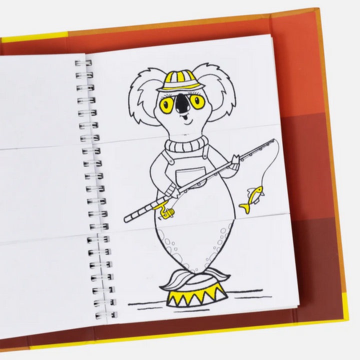 Tiger Tribe Animal Mix & Match Mash-Up Colouring Set Lifestyle | Merchants Homewares