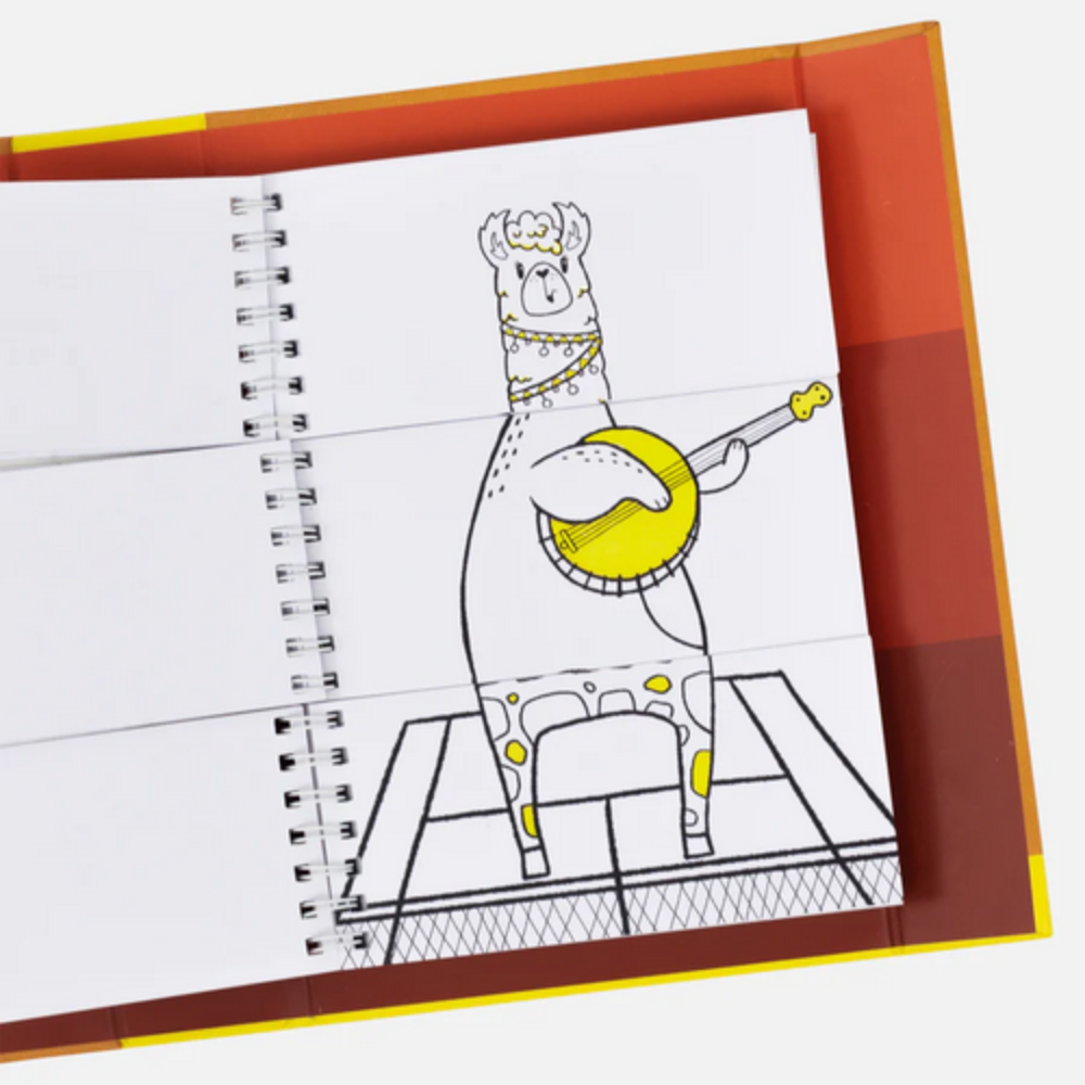 Tiger Tribe Animal Mix & Match Mash-Up Colouring Set Lifestyle | Merchants Homewares