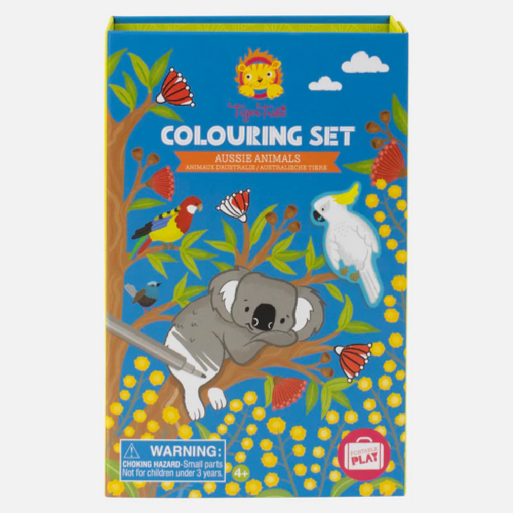 Tiger Tribe Aussie Animals Colouring Set | Merchants Homewares