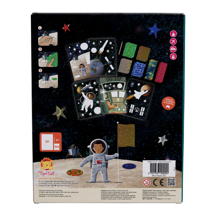 Tiger Tribe Foil Art Space Adventures | Merchants Homewares
