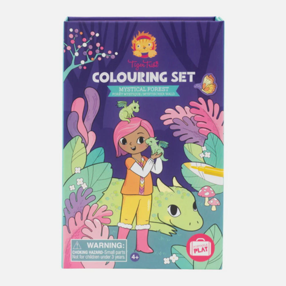 Tiger Tribe Mystical Forest Colouring Set | Merchants Homewares