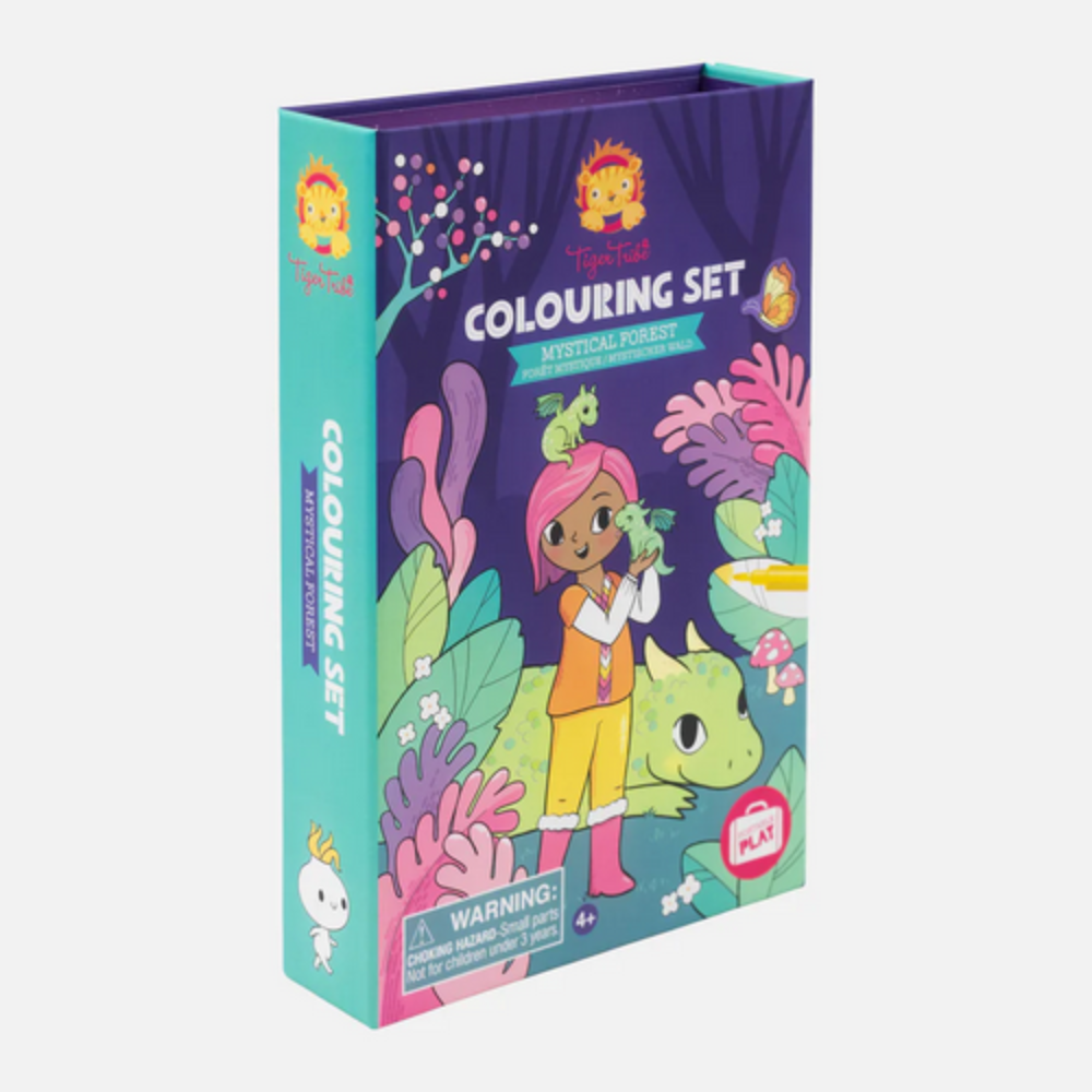 Tiger Tribe Mystical Forest Colouring Set | Merchants Homewares