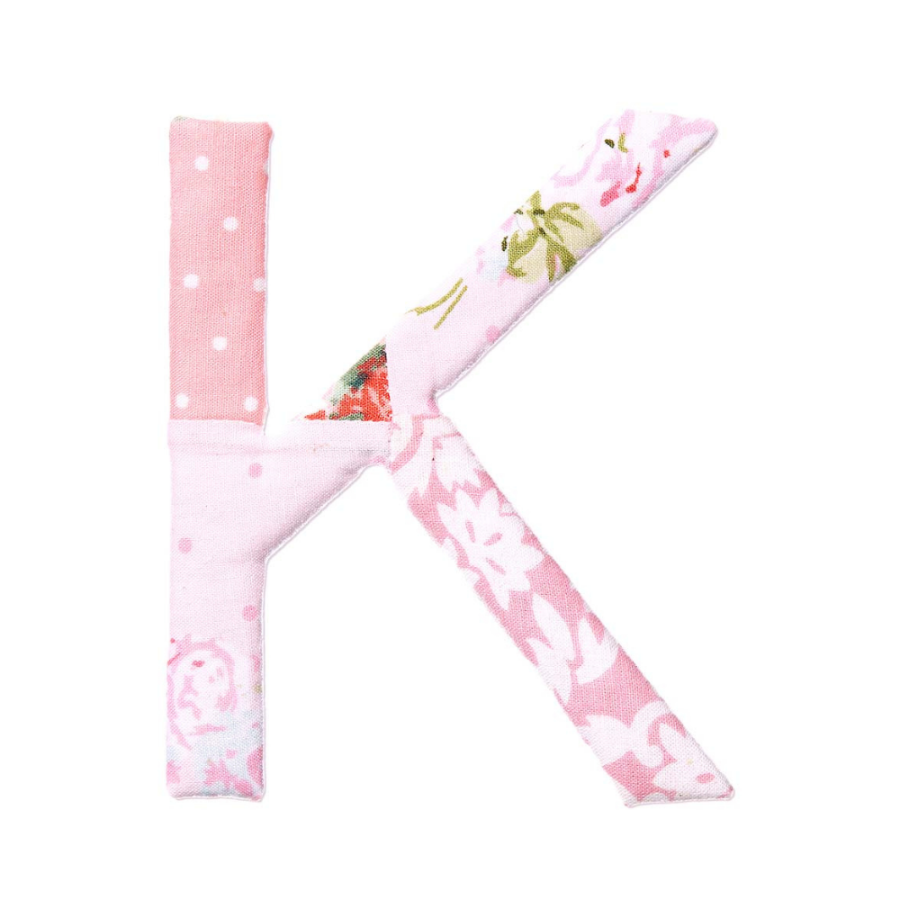 Toshi Rose Alphabet K | Merchants Homewares