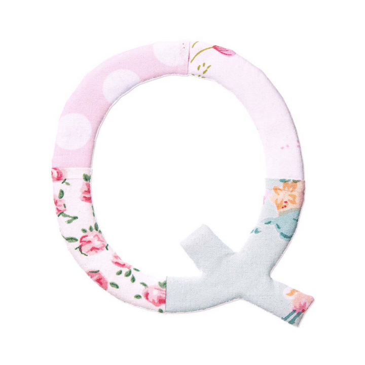 Toshi Rose Alphabet Q  | Merchants Homewares