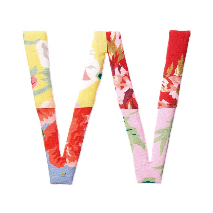 Toshi Rose Alphabet W | Merchants Homewares