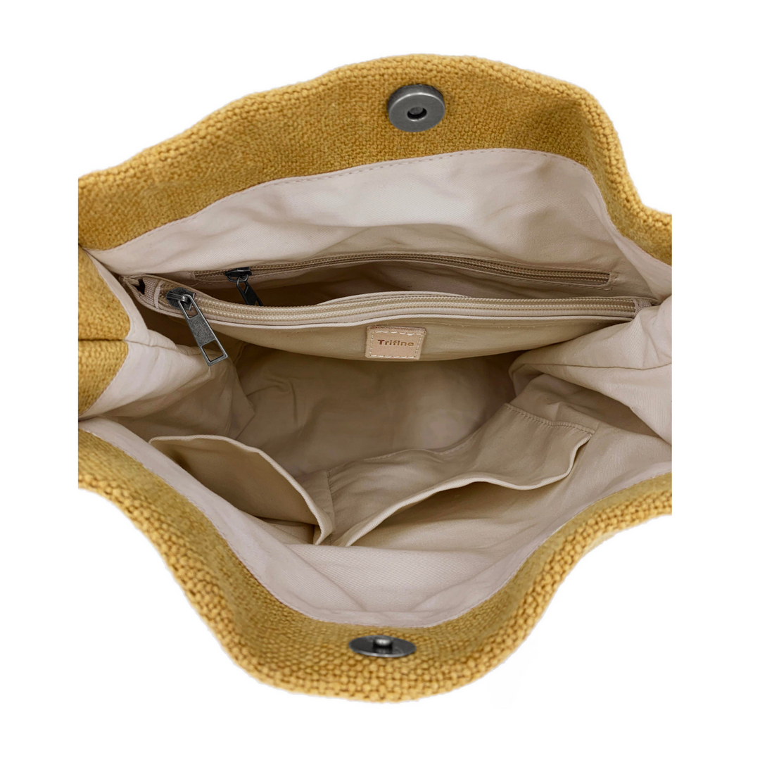 Trifine Long Handle Bag Mustard | Merchants Homewares