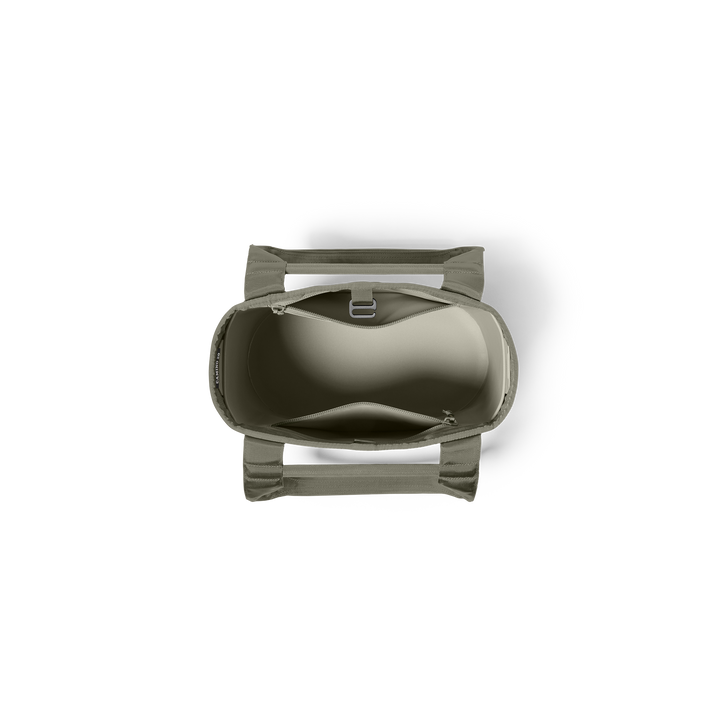 Yeti Camino Carryall 20 tote bag in Pampa Light Green, overhead view | Merchants Homewares