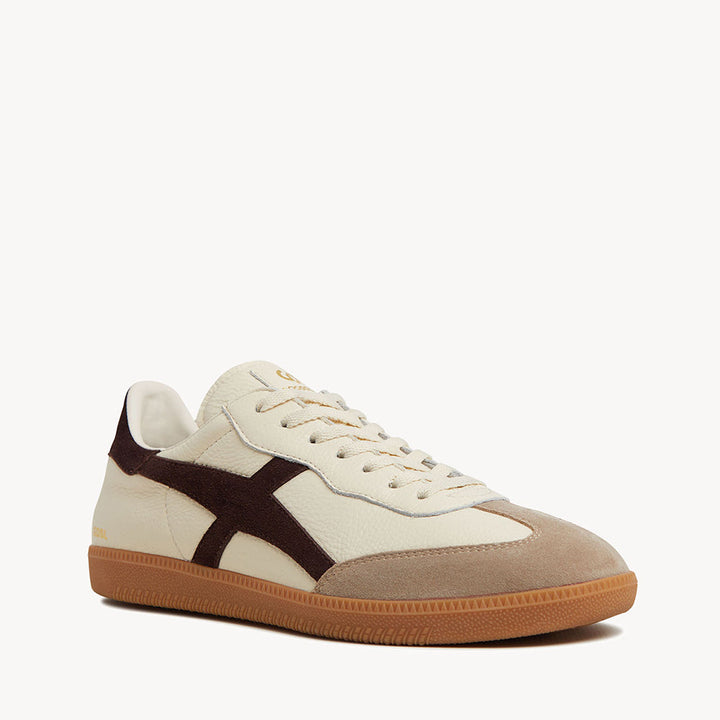 Goodsole Crossroads Ivory Soft Leather / Coffee Suede | Merchants Homewares