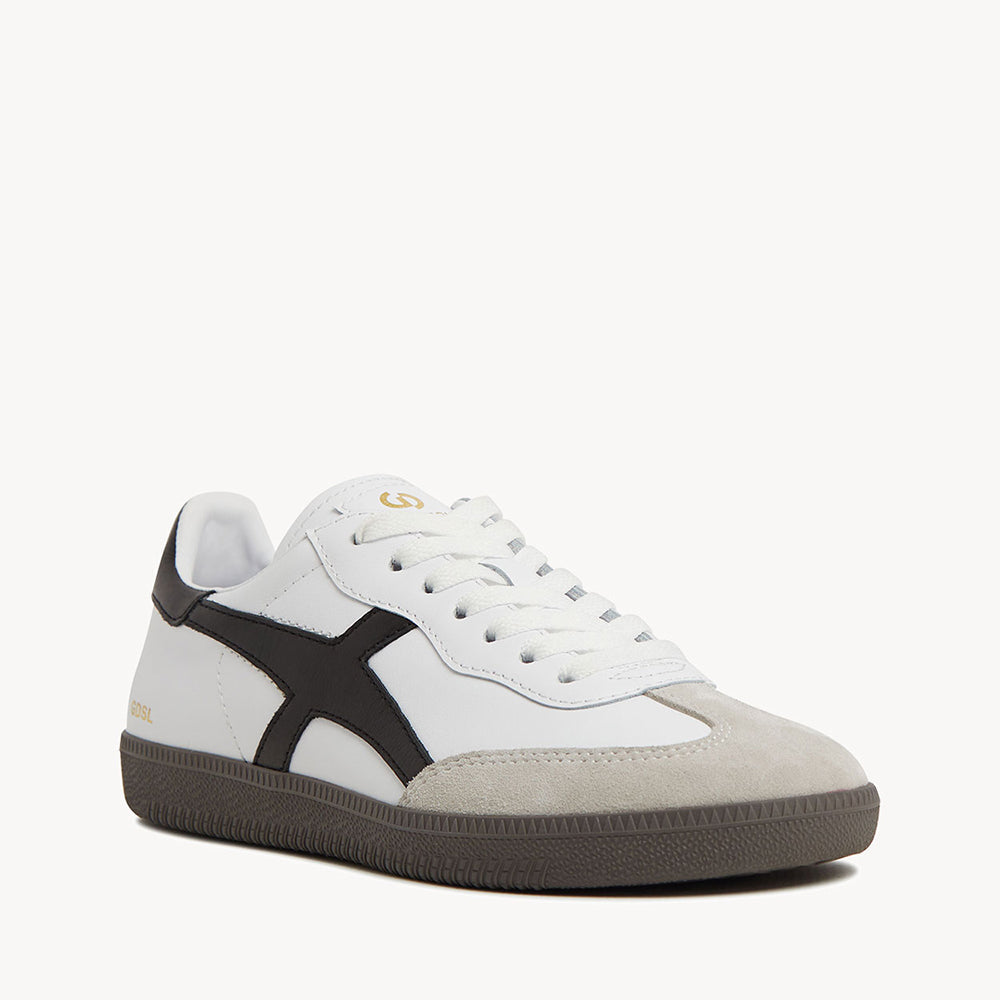 Goodsole Crossroads White Soft Leather / Black Leather | Merchants Homewares