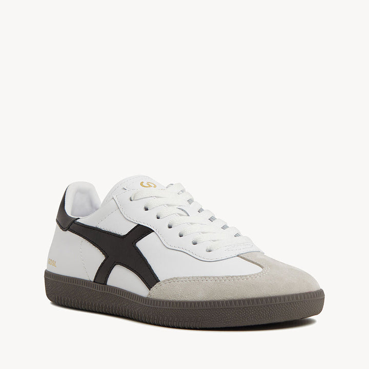 Goodsole Crossroads White Soft Leather / Black Leather | Merchants Homewares