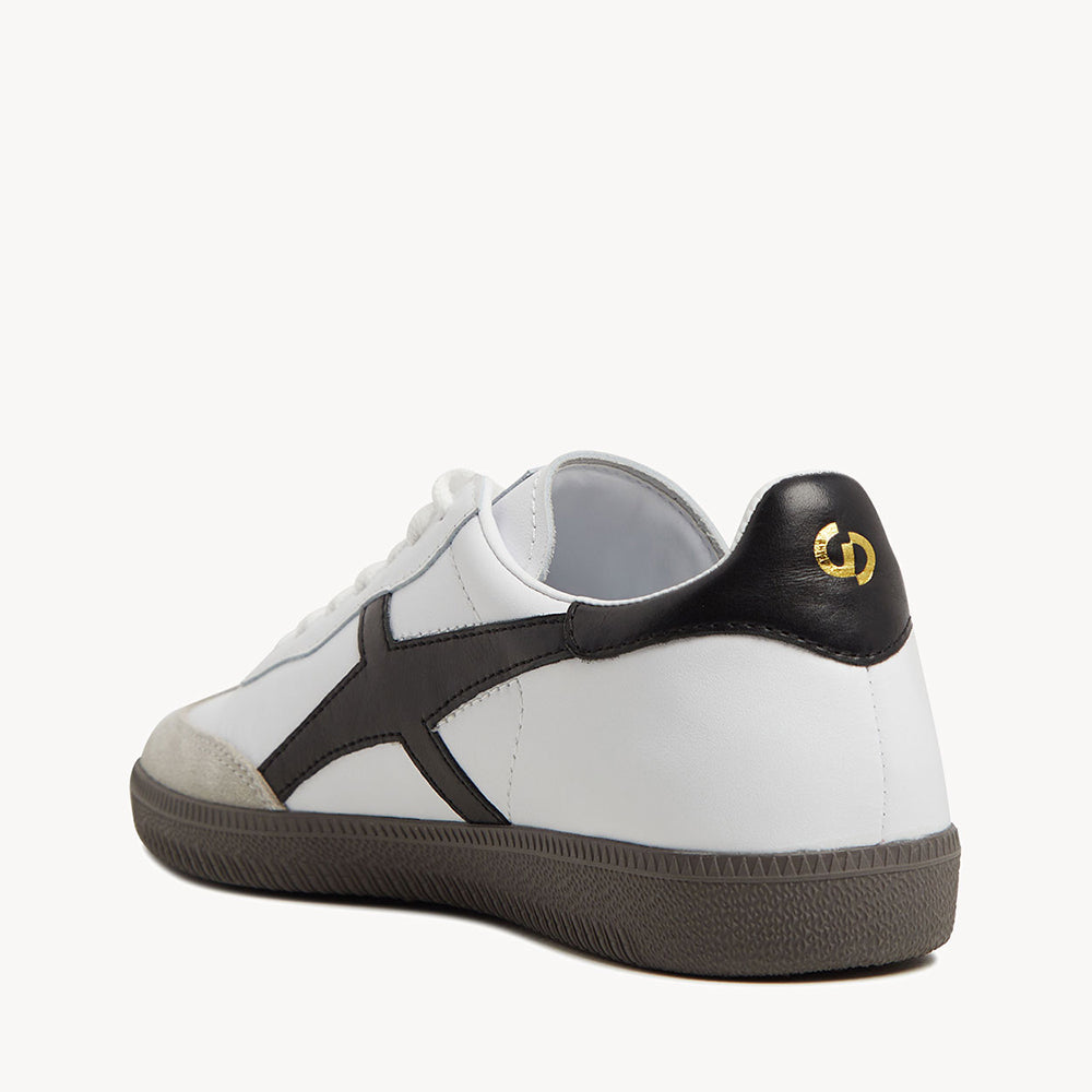 Goodsole Crossroads White Soft Leather / Black Leather | Merchants Homewares