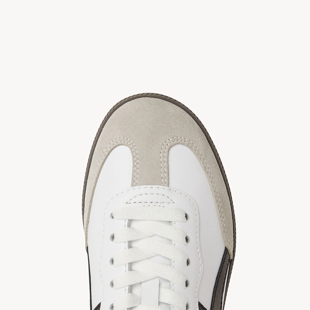Goodsole Crossroads White Soft Leather / Black Leather | Merchants Homewares