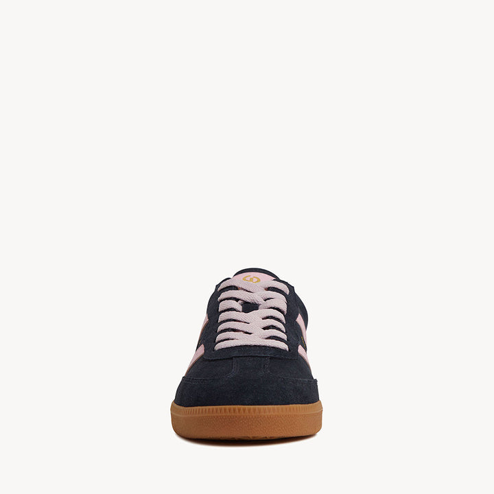 Goodsole Parallel Navy Suede / Pink Leather | Merchants Homewares