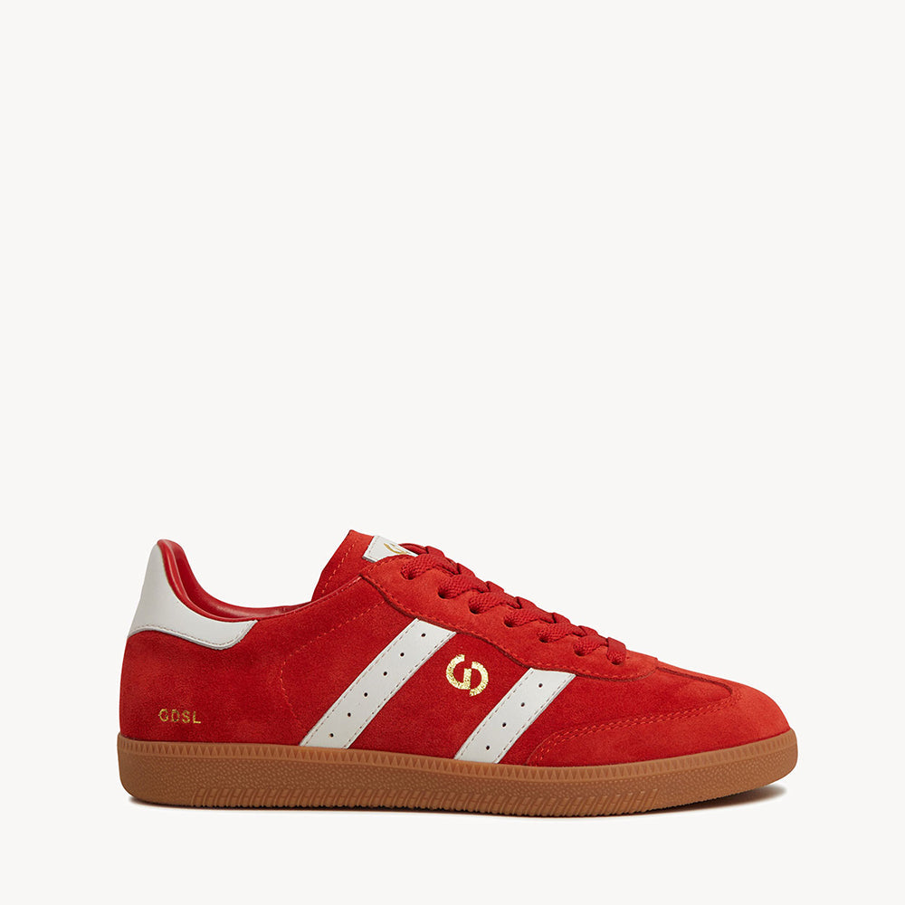 Goodsole Parallel Aurora Red Suede / White Leather | Merchants Homewares
