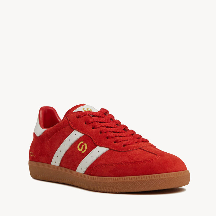Goodsole Parallel Aurora Red Suede / White Leather | Merchants Homewares