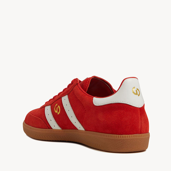 Goodsole Parallel Aurora Red Suede / White Leather | Merchants Homewares
