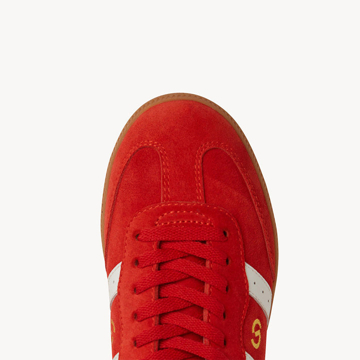 Goodsole Parallel Aurora Red Suede / White Leather | Merchants Homewares
