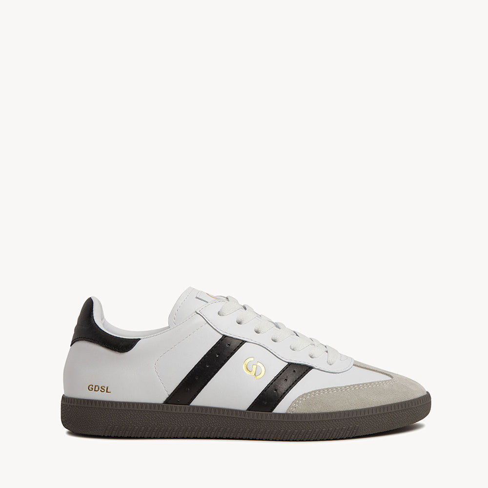 Goodsole Parallel White Art Soft Leather / Black Leather | Merchants Homewares