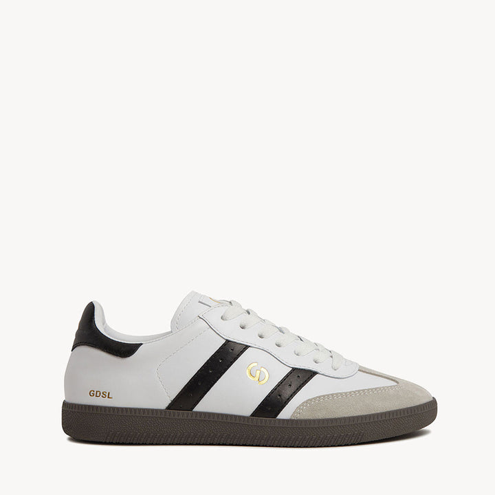 Goodsole Parallel White Art Soft Leather / Black Leather | Merchants Homewares