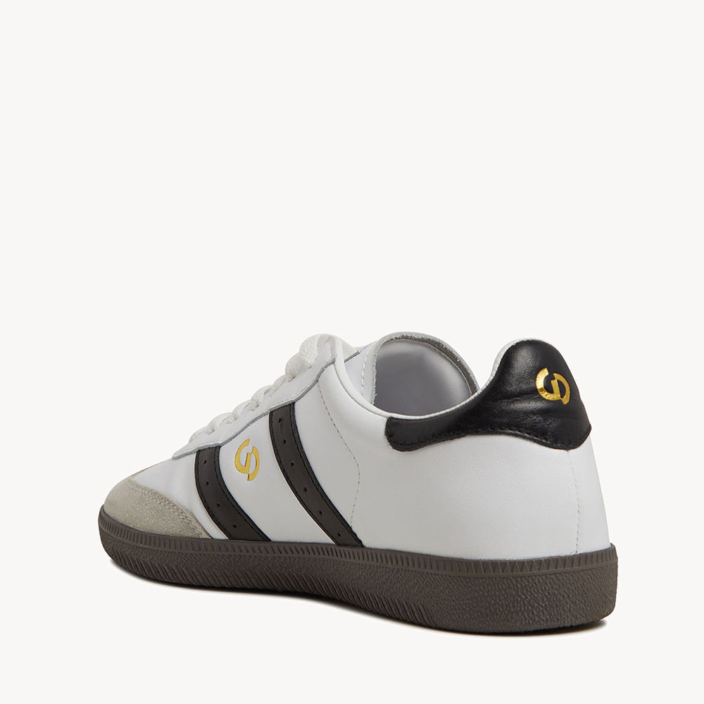 Goodsole Parallel White Art Soft Leather / Black Leather | Merchants Homewares